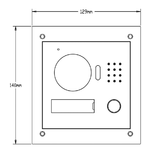 Dahua vto2211g wp схема подключения